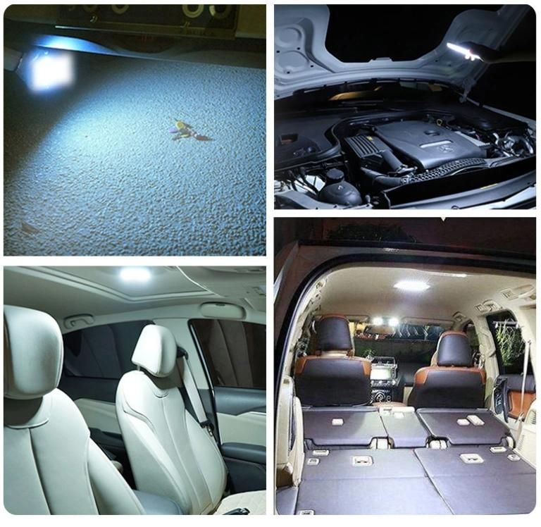 Wholesale Car Interior Lamp Magnetic Mount Rechargeable Reading Lights Portable Protect Eyes 3000~6000K Car LED Reading Interior Light