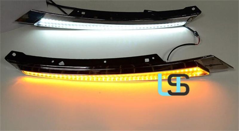 Fog Driving Lights Front Bumper Headlight Eyebrow OEM DRL Auto Brake Reverse Turn Signal Daytime Running Lamp for Honda Civic 2016-2018