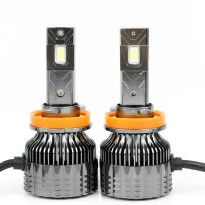 V30 Super Bright 11000lumen LED Car Headlight H4 9004 9007 H13 9005 9006 CE RoHS COB Dual Color F2 H4 H7 LED Headlight