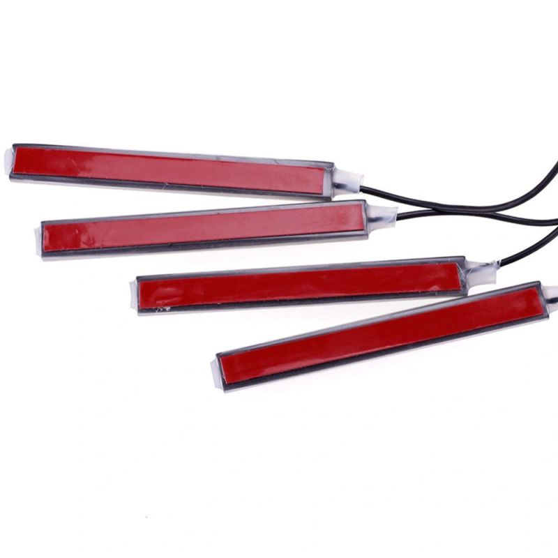 Car RGB LED Strip Light LED Strip Lights Colors Car Styling Decorative Atmosphere Lamps Car Interior Light with Remote 12V