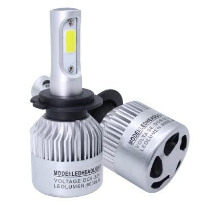 The Cheapest Wholesale Carolyn S2 LED Headlight Bulb H7 H11 H4 9005 9006 COB Chip Auto LED Lights