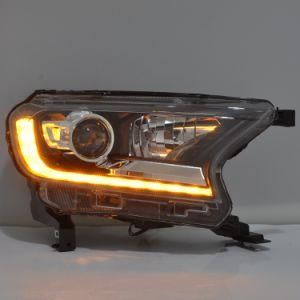 Headlight Bixenon Projector Lens Car Head Lamps Ford 2015 Ranger with LED Turn Indicator