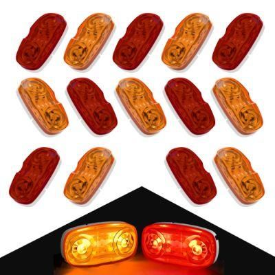 4inch 10 LED Trailer Marker Lights Waterproof Clearance Lights Universal Side Marker Lights