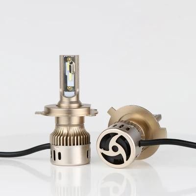Super Bright 6500 Lumen 48W Auto H7 H4 LED Fan Auto 9005 9006 H11 H7 H4 Car H4 C6 LED Headlights V15