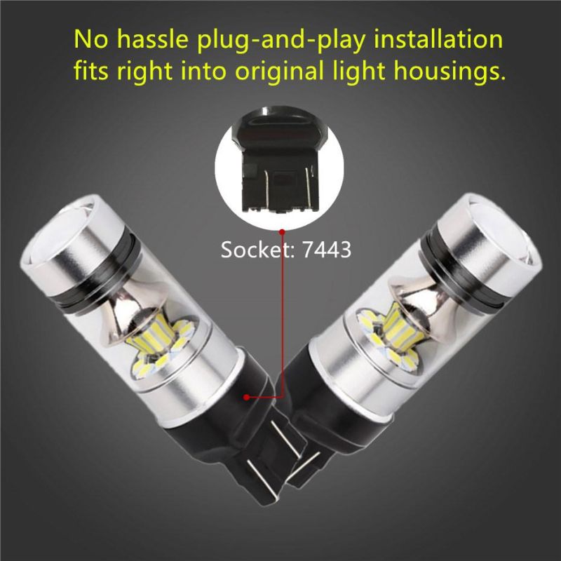 LED Car Light 30W No Hassle Plug-and-Play Installation Fits Right Intooriginal Light Housings