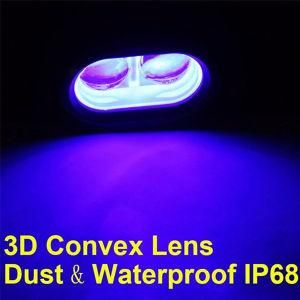 3D Lens 10W LED Forklift Truck Blue Warning Lamp 10-60V Spot Working Light