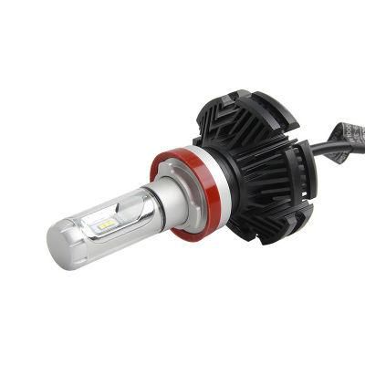 Powerful X3 LED Headlight H4 LED H7 LED Car Headlight Zes Chips 50W 6000lm H1 H11 9005 Hb3 9006 LED Fog Lamp Auto Lights