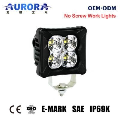 3 Inch Double Row Square Panel Cube Pod Lights