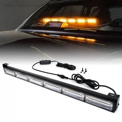 High Intensity 20W Traffic Advisor COB LED Emergency Warning Vehicle Strobe Light Bar for Truck Firefighter