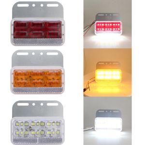 LED Tail Lamps 12/24V for Trucks Cars with Yellow Blue Green Red White Colors